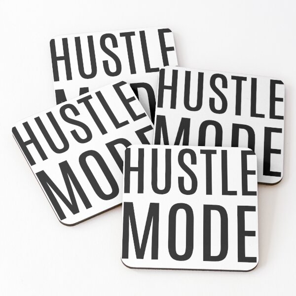 Item preview, Hustle Mode | Motivation Typography designed and sold by modernzen.
