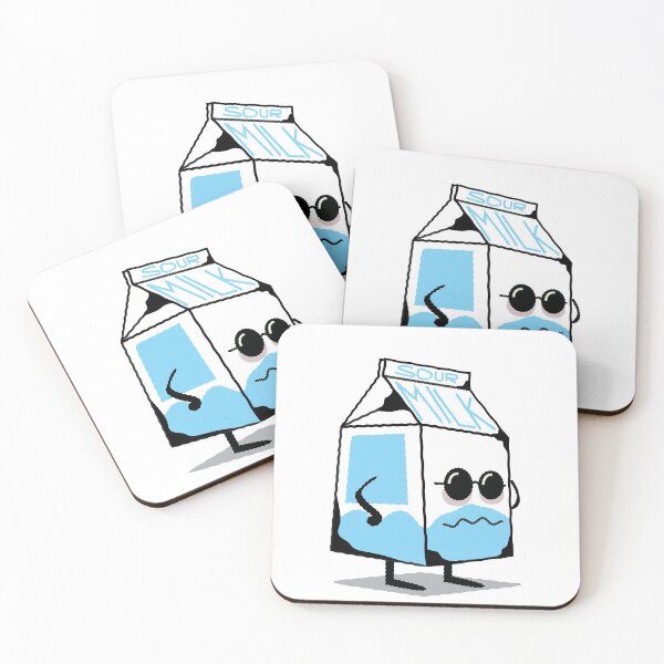 Item preview, Sour Milk Sticker | Milk Carton Illustration designed and sold by modernzen.
