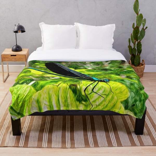 Spring Swirlings 10 Throw Blanket