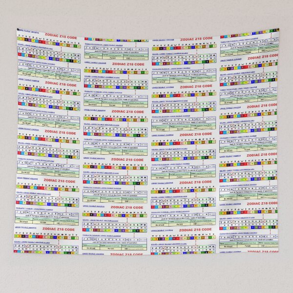 Item preview, Zodiac Z18 Code designed and sold by Van Sverigen Redbubble Shop.