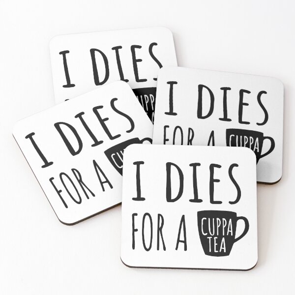 Item preview, I Dies For A Cuppa Tea || Newfoundland and Labrador || Gifts || Souvenirs || Clothing designed and sold by SaltWaterOre.
