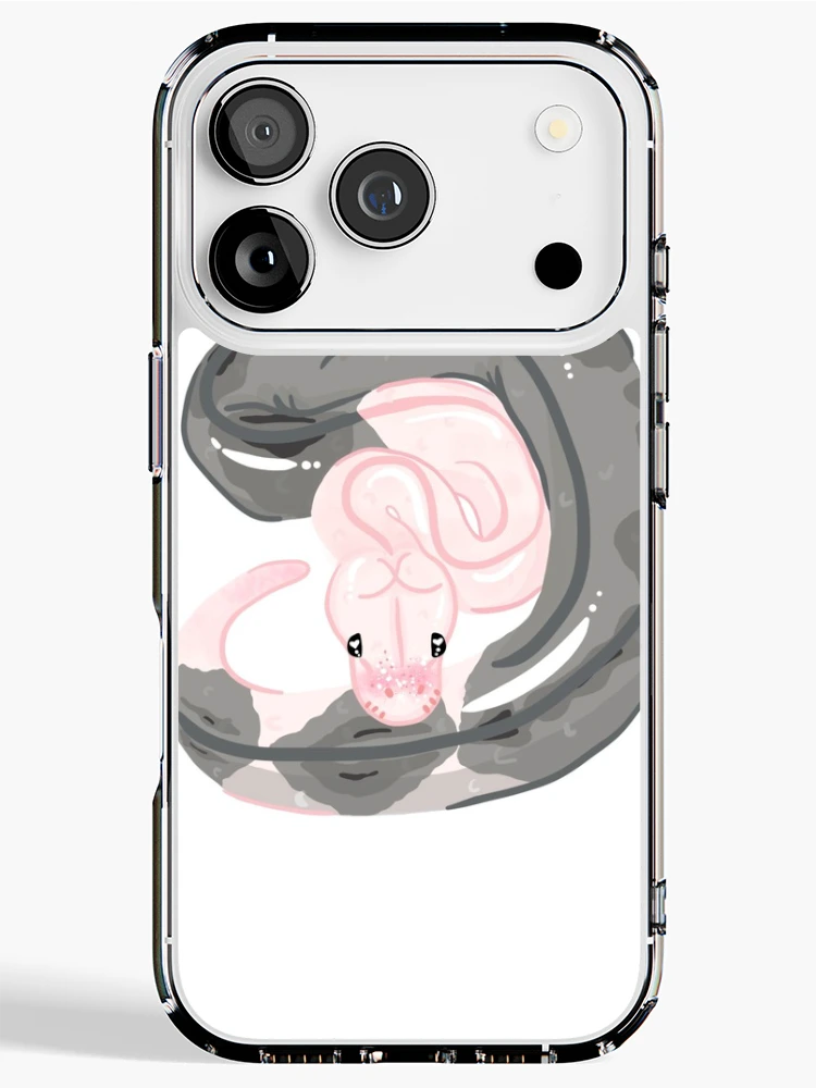 Thumbnail 1 of 5, iPhone Case, Ball Python Sticker designed and sold by CosmicLungs.