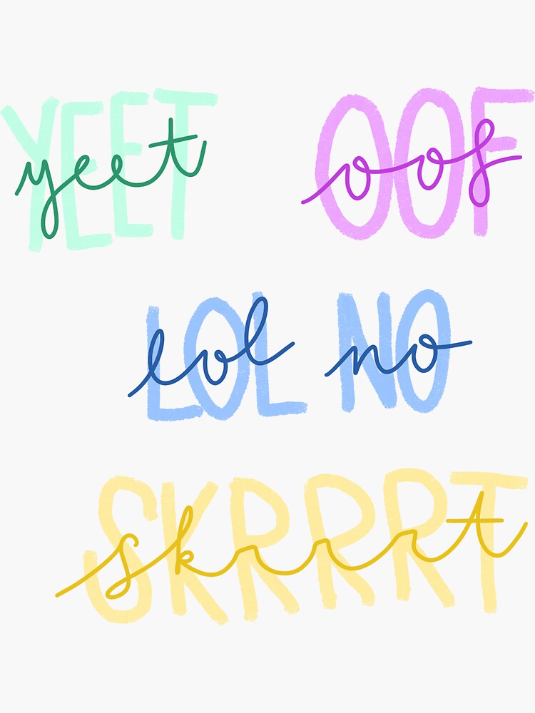 "VSCO Girl Sound Effects Sticker Pack" Sticker for Sale by