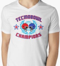 TECMO CHAMPIONS Men's V-Neck T-Shirt
