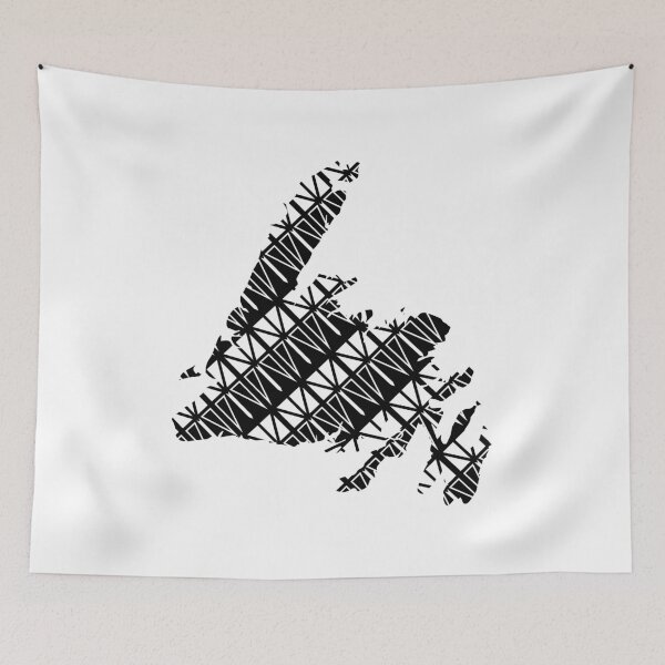 Item preview, NFLD Map and Flag || Newfoundland and Labrador || Gifts || Souvenirs || Clothing designed and sold by SaltWaterOre.