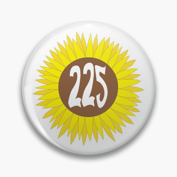 Item preview, Hand Drawn Louisiana Sunflower 225 Area Code designed and sold by itsrturn.