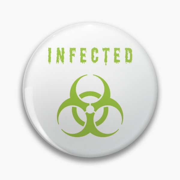 Item preview, Infected - Let the world know to keep their distance designed and sold by NearTheKnuckle.
