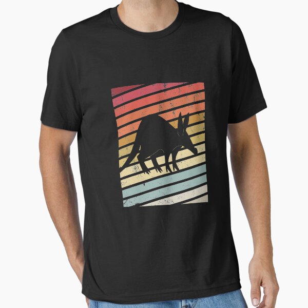 Vista previa del artículo con la obra «Impresión de regalo de silueta de estilo retro de amante de oso hormiguero vintage», diseñado y vendido por Grabitees.