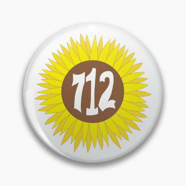 Item preview, Hand Drawn Iowa Sunflower 712 Area Code designed and sold by itsrturn.