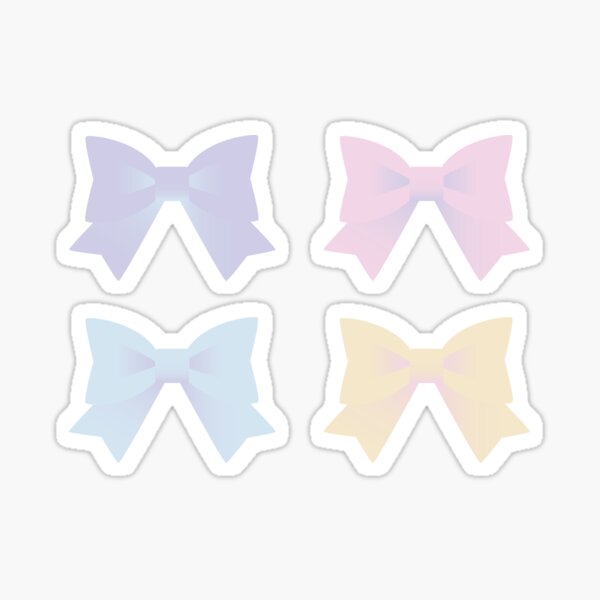 Pastel Ribbons Sticker
