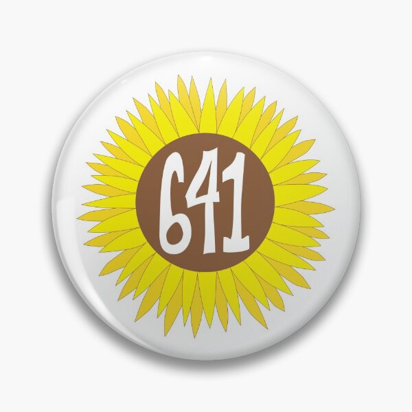 Item preview, Hand Drawn Iowa Sunflower 641 Area Code designed and sold by itsrturn.
