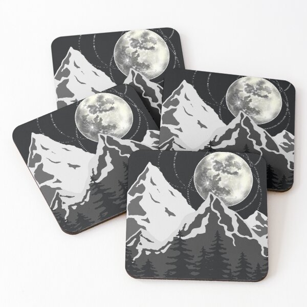 Item preview, moonlit mountains designed and sold by liles-mar.