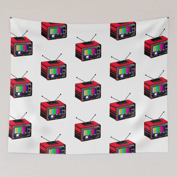 Item preview, Retro TV Sticker | Color Television Broadcast Illustration designed and sold by modernzen.