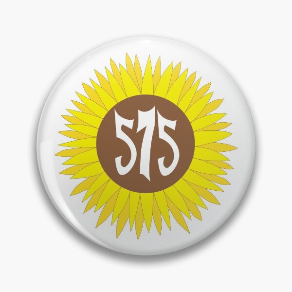 Item preview, Hand Drawn New Mexico Sunflower 575 Area Code designed and sold by itsrturn.