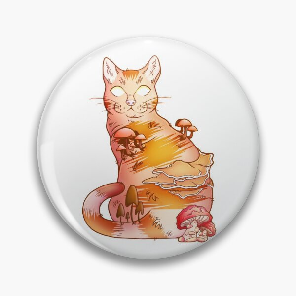 Item preview, Big Mushroom Cat designed and sold by barri-pin11.