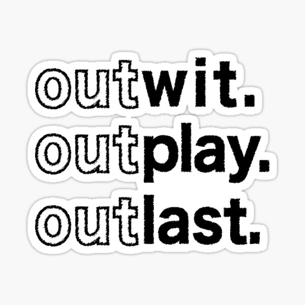 Item preview, Survivor Slogan Sticker! designed and sold by dozzidesigns.