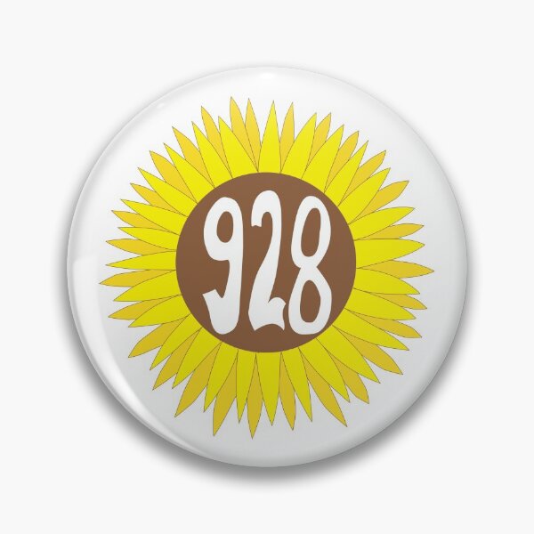 Item preview, Hand Drawn Arizona Sunflower 928 Area Code designed and sold by itsrturn.