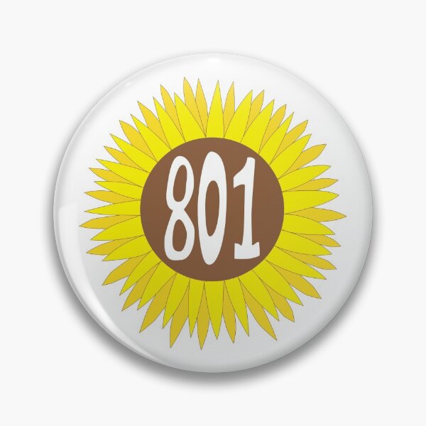Item preview, Hand Drawn Utah Sunflower 801 Area Code designed and sold by itsrturn.