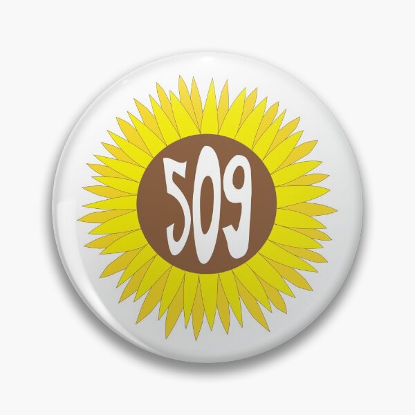 Item preview, Hand Drawn Washington Sunflower 509 Area Code designed and sold by itsrturn.