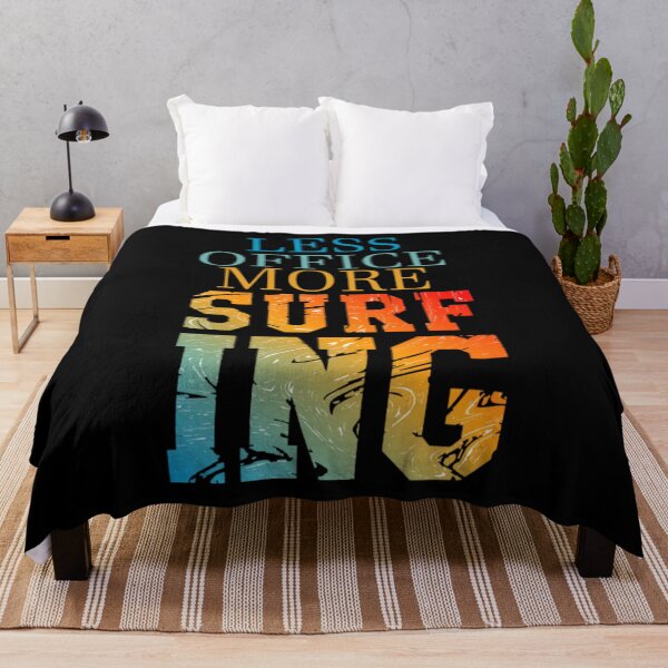 Item preview, Less Office More Surfing designed and sold by Shipwrecked2020.