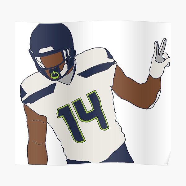 DK Metcalf Seattle Seahawks Poster Wall Art Sports Poster -  Denmark