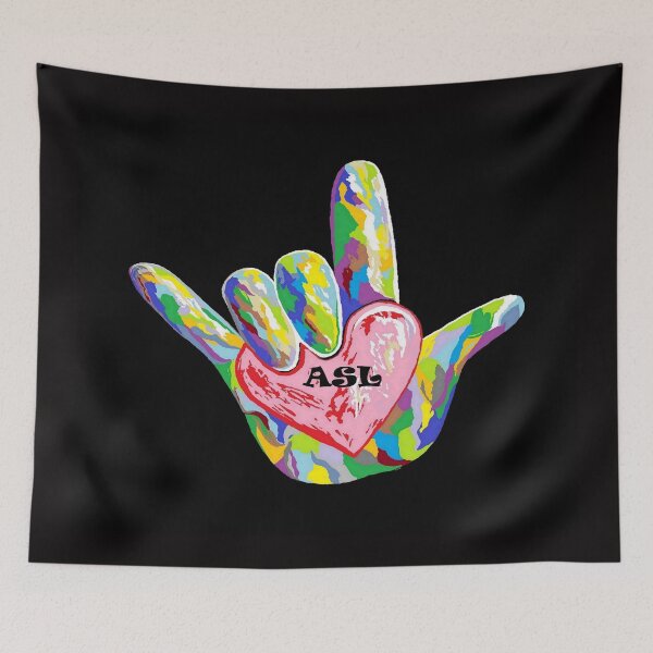 Item preview, I Heart ASL designed and sold by EloiseArt.