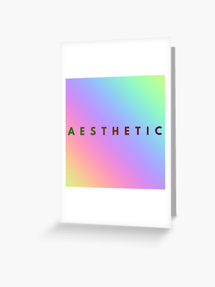 Aesthetic Black Background Mocking Aesthetic Words Greeting Card By Mangocutie Redbubble