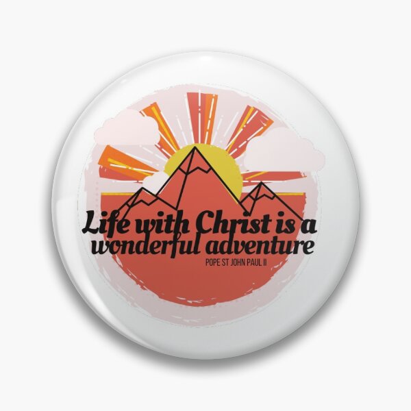 Item preview, Life With Christ is a Wonderful Adventure JPII designed and sold by CarolineTherese.