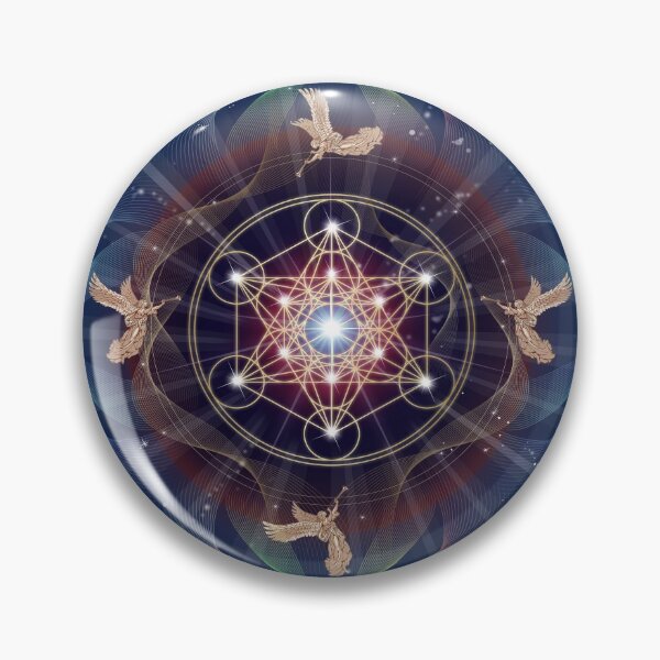 Item preview, Metatron's Cube - Merkabah - Peace and Balance designed and sold by art-by-angels.
