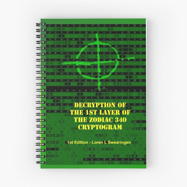 Item preview, Decryption of the 1st Layer of the Z340 designed and sold by Van Sverigen Redbubble Shop.