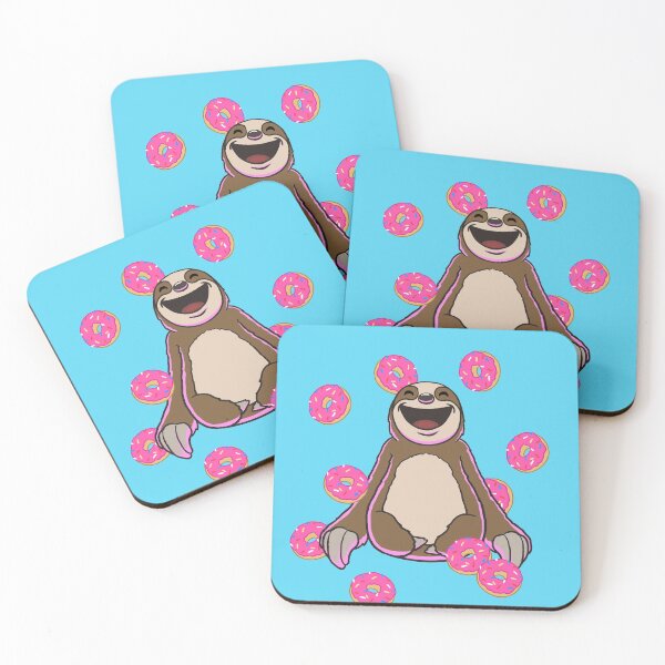 Item preview, Funny Sloth Rain Donuts designed and sold by jonmlam.