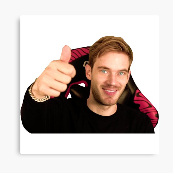 Pewdiepie Canvas Prints Redbubble - roblox has pewdiepie stripes pewdiepiesubmissions