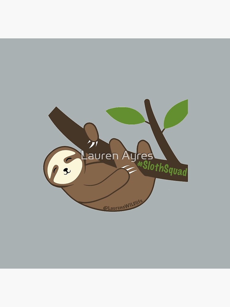 Thumbnail 3 of 3, Pin, Sloth Friend designed and sold by ZookprLauren.