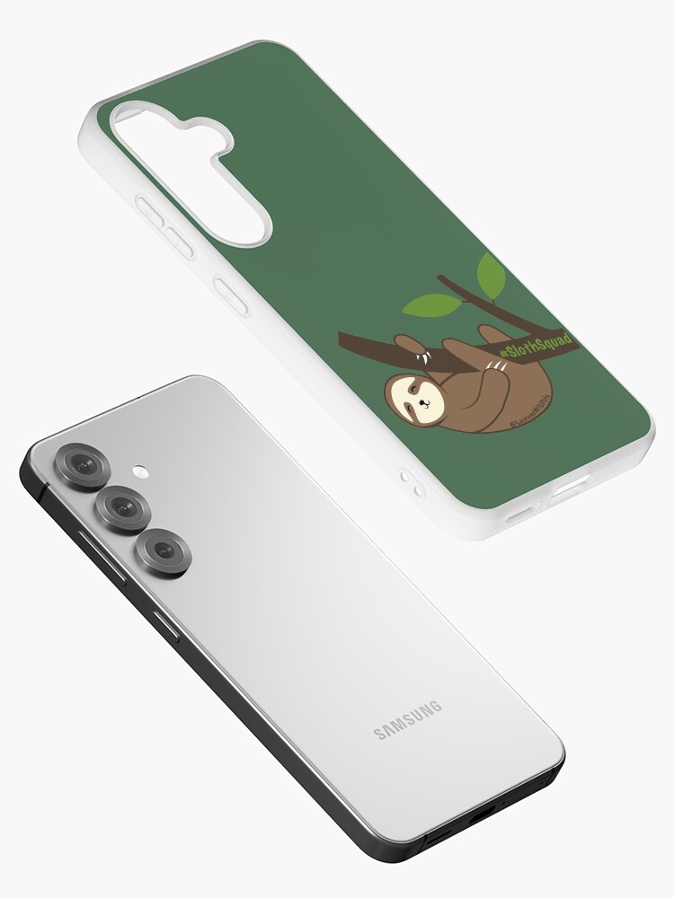 Thumbnail 2 of 4, Samsung Galaxy Phone Case, Sloth Friend designed and sold by ZookprLauren.