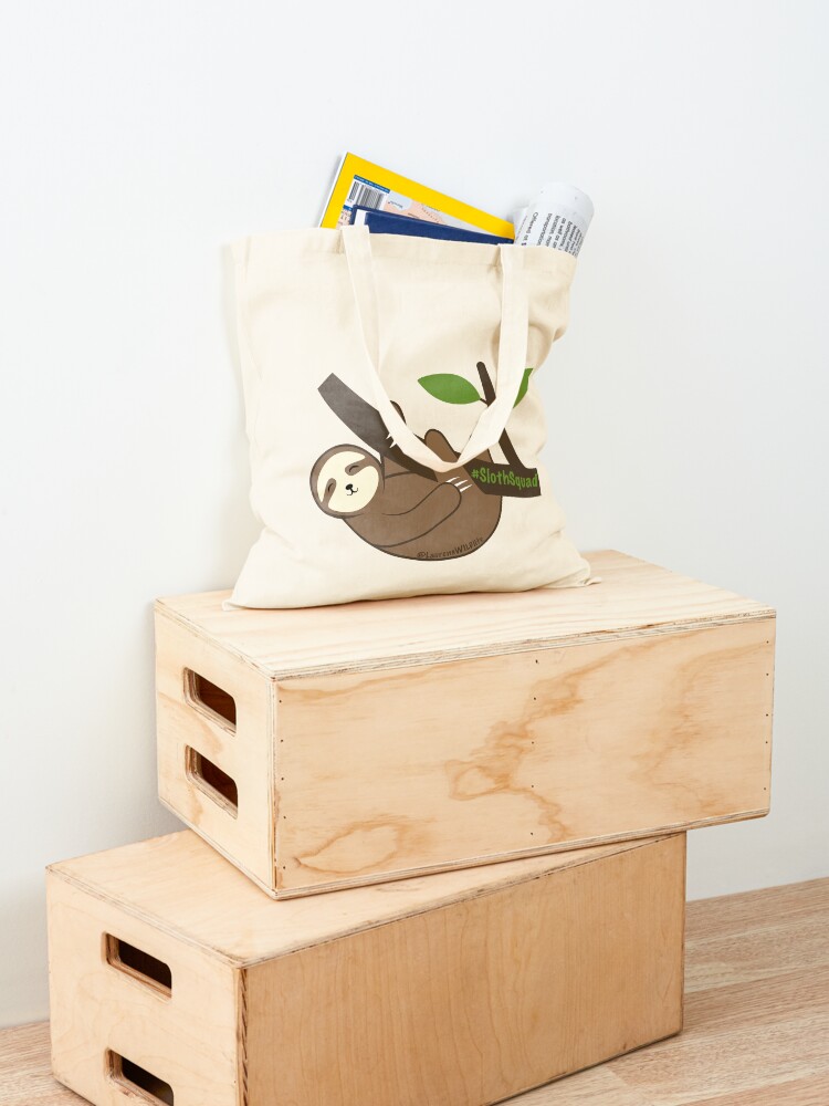 Thumbnail 4 of 5, Tote Bag, Sloth Friend designed and sold by ZookprLauren.