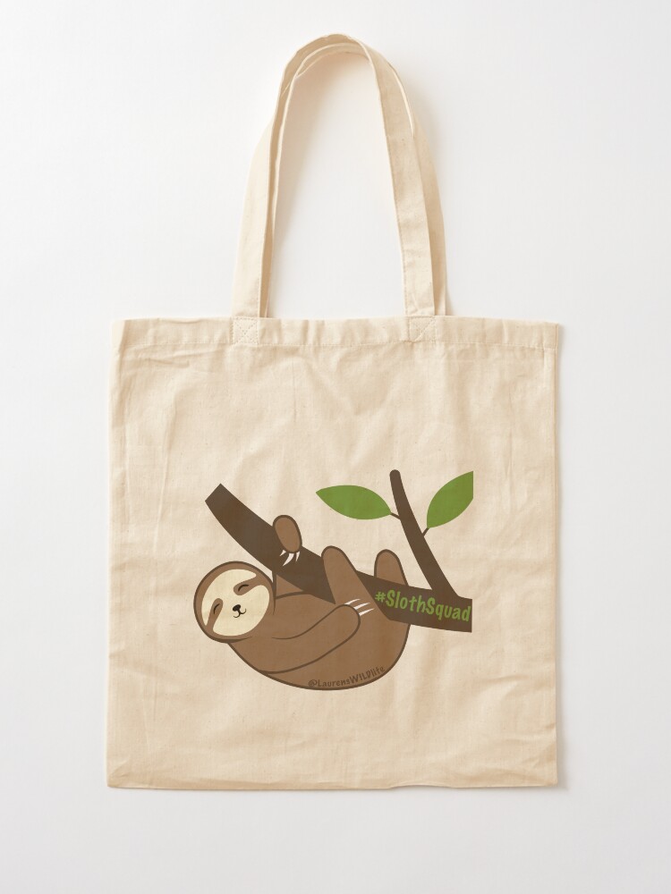 Thumbnail 2 of 5, Tote Bag, Sloth Friend designed and sold by ZookprLauren.