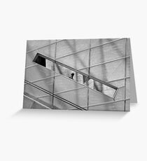 Slotted in design Greeting Card