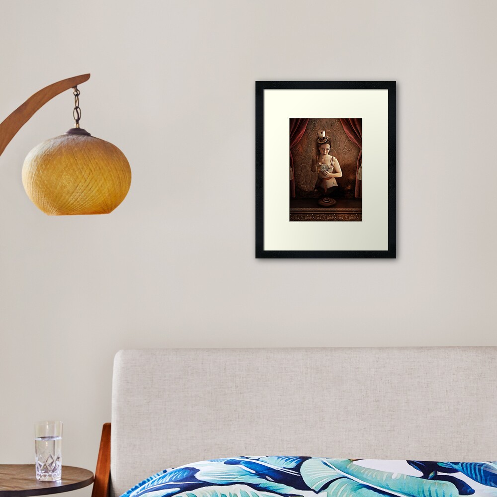 intermission usher Framed Art Print