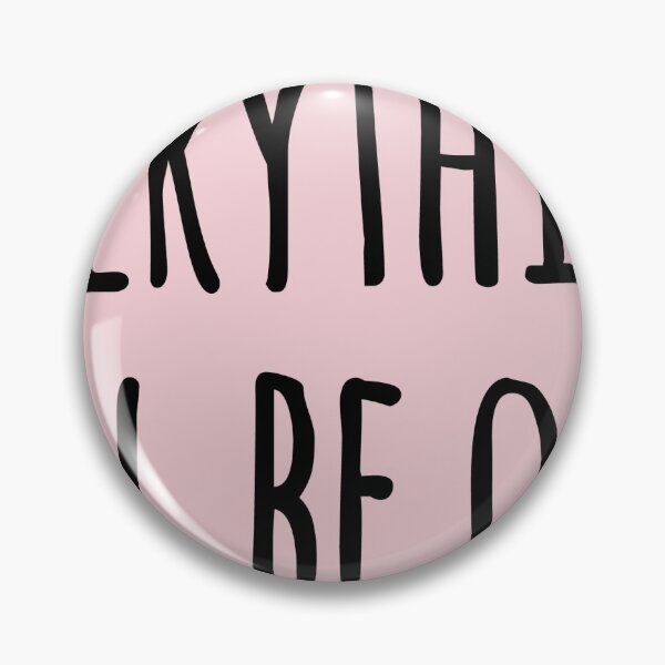 Item preview, everything will be okay designed and sold by QuoteSpirations.