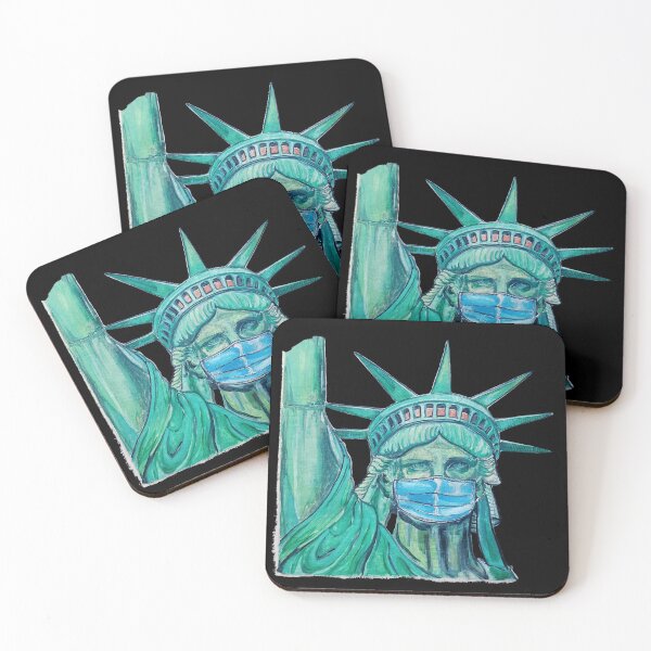 America the brave Coasters (Set of 4)