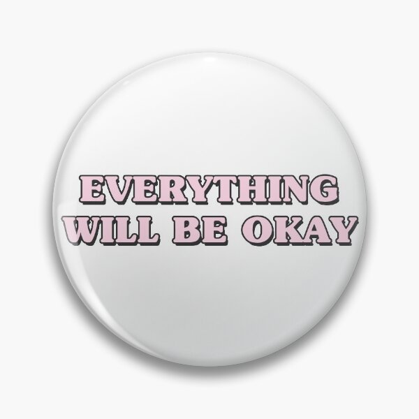 Item preview, everything will be okay designed and sold by QuoteSpirations.