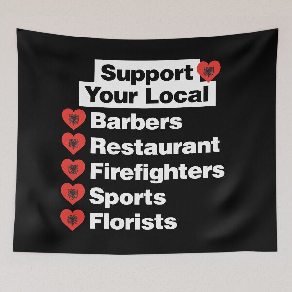 Item preview, Support Albanian Local Barbers, Firefighters, Sports, Florists designed and sold by elhefe.