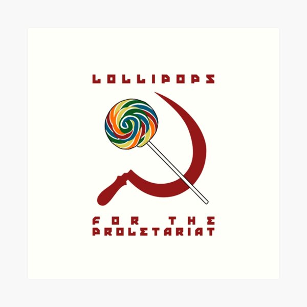 Item preview, Lollipops For The Proletariat Logo designed and sold by Ereheru.