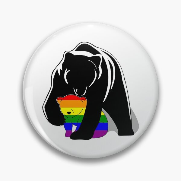 Aperçu de l'œuvre Gay Pride Mama Bear - Sans mots créée et vendue par Bunny Loven.