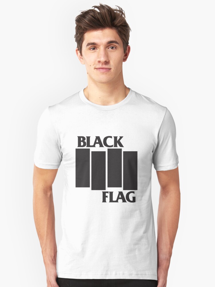 black flag band t shirt