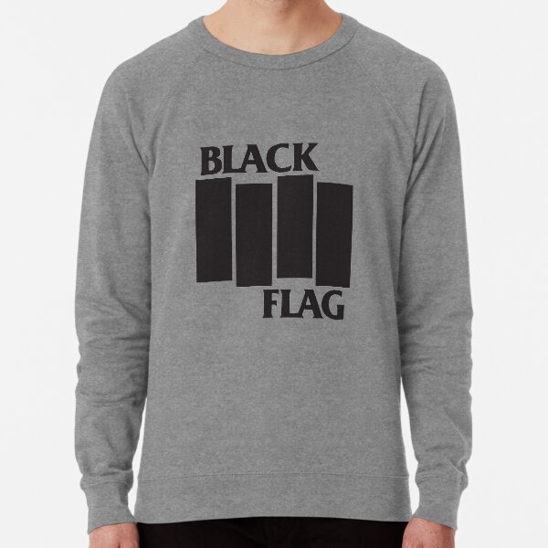 Black Flag Band Logo Lightweight Sweatshirt