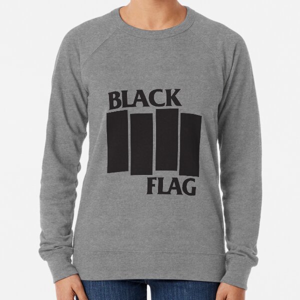 Black Flag Band Logo Lightweight Sweatshirt