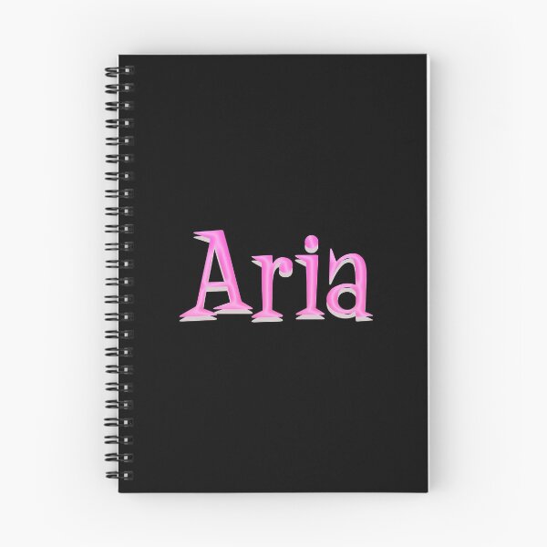 Item preview, Girl Name Aria in Pink Panther Cartoon Typo Style designed and sold by Space-Bug.