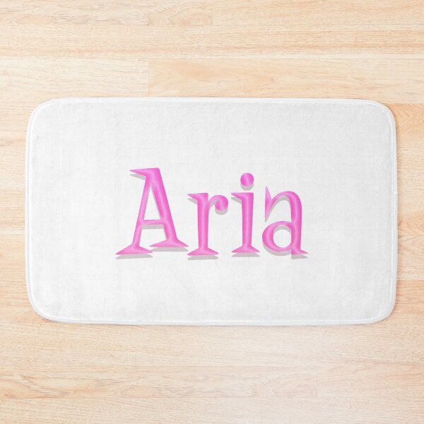 Item preview, Girl Name Aria in Pink Panther Cartoon Typo Style designed and sold by Space-Bug.