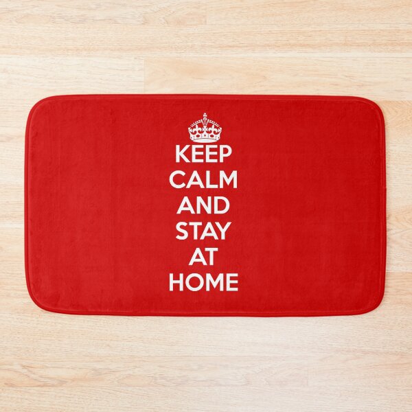 Item preview, keep calm and stay at home designed and sold by basitcv.